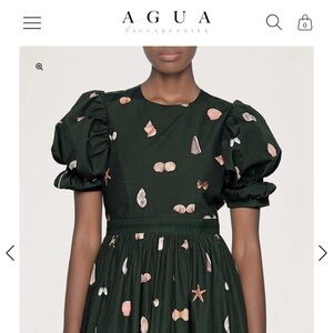 Agua by Agua Bendita AMAPOLA CARACOLA MAXI DRESS